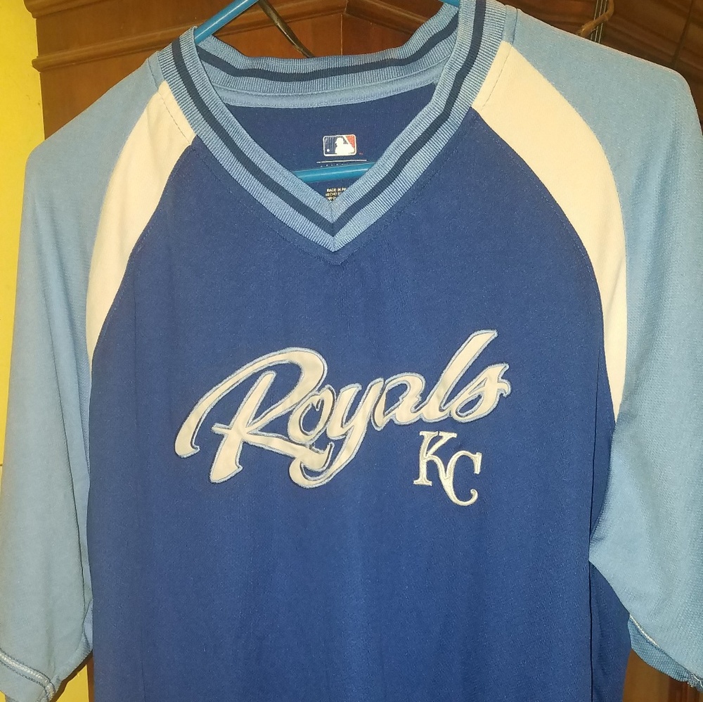 KC Royals short sleeve jersey shirt